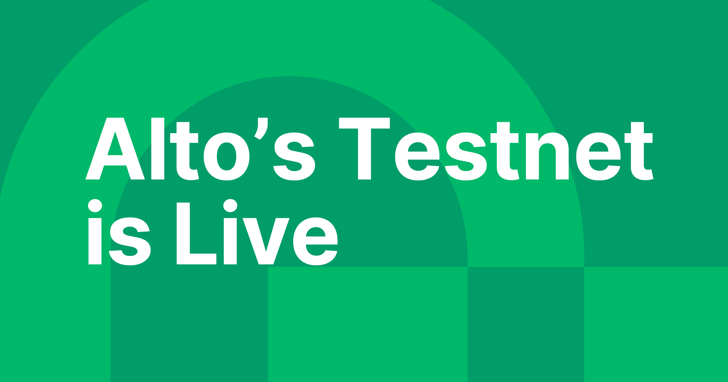 The Alto Protocol Public Testnet Is Now Live